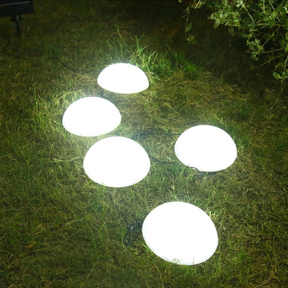 HaloLicht | Elegante Halbkugel-Solarlampe für stilvolle Gartenbeleuchtung