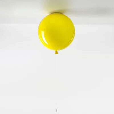 Evelien Balloon | LED Kinderzimmerlampe – Moderne Deckenleuchte in Ballonform, Acryl, Farben Blau/Rot/Gelb/Grün/Weiß